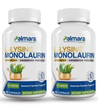 Palmara Health L- Lizyna + monolauryna 600mg 1: 1 Stosunek (2)