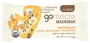 GoMacro MacroBar, Organic Vegan Protein Bar, Kokosowy, Masło migdałowe + Czekoladowe żetony, 2.3 unce