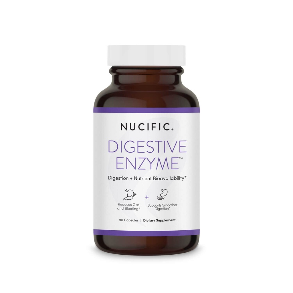 Nucific Digestive Enzym Suplement do wspomagania trawienia i biodostępności odżywczej, 90