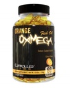 CONTROLLLED LABS Orange Oximega Fish Oil Supplement 120 Softgels, EPA i DHA, 2000mg Omega- 3 Kwasy tłuszczowe, Citrus- Flavor, Burpless Softgels