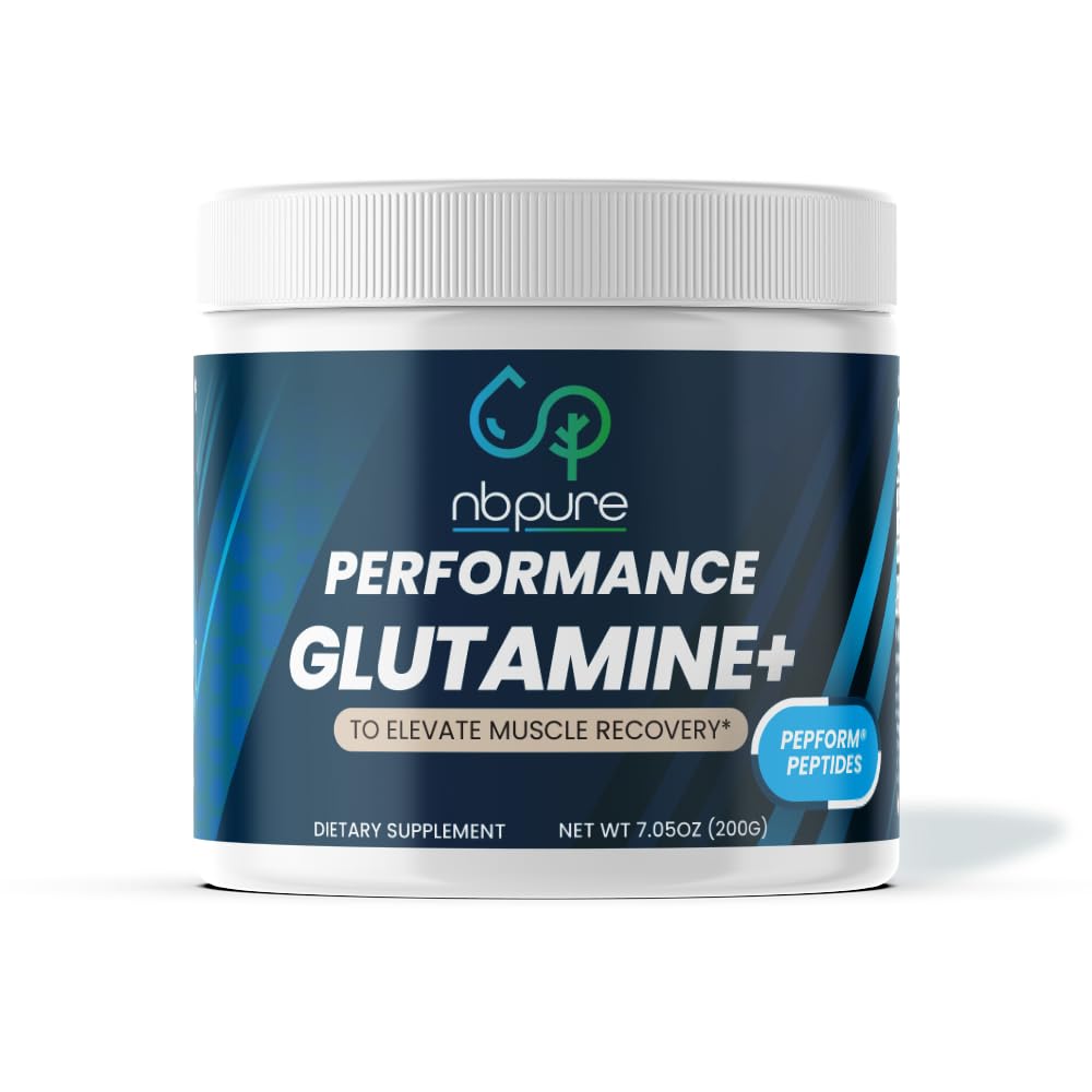 nbclean Performance Glutamine +: PepForm ™ Glutaminy Peptydy - NieGMO Odzysk mięśni & Gut Health - Leaky Gut, Wsparcie immunologiczne
