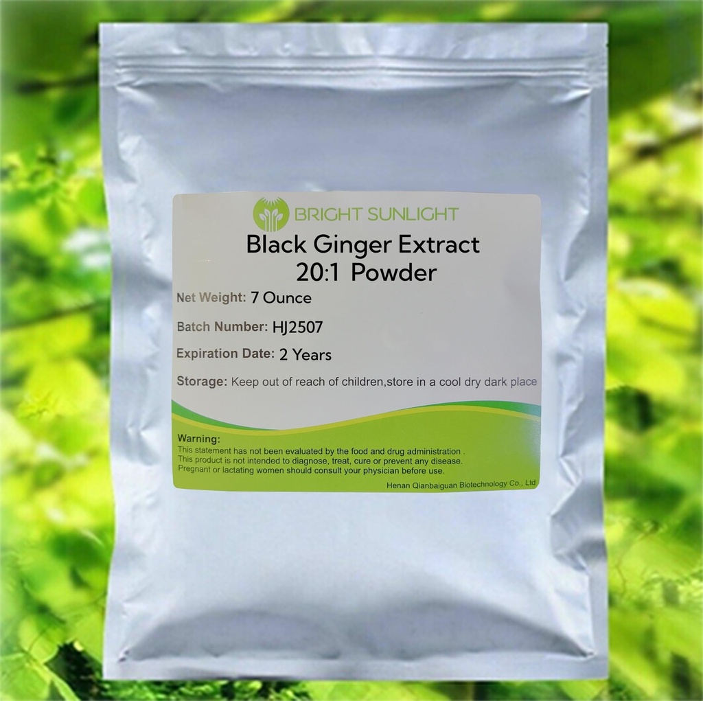 Black Ginger Extract 20:1 Powder 7 Ounce