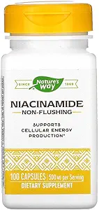 Natura 's Way, Niacynamid, 500 mg, 100 kapsułek