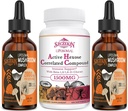 1500 MG Liposomal Active Hexose Suplement skorelowany 120 SoftGels Bundle z 2000 MG Liposomal Mushroom Complex Drops 60 Słupki
