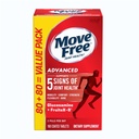 Przenieś Free Advanced Glukozamina Chondroitin + Wapń Fruktoboran Joint Supplement Support, Pomaga Mobilność Comfort Siła Elastyczność & Kości - 160 Tabletki (80 porcji) *