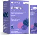 Suplement do snu, Melatonin - wolny proszek uspokajający magnezu, GABA, L- Theanina, Myo- inozytol, Mix uspokajający napój senny, który pomaga się odprężyć, Proszek senny, Proszek magnezowy na sen, Super Calm Drink Mix 24pk