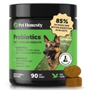 Probiotyki Szczerości dla Psów dla Okazjonalnej Biegunki i Wołek Wsparcie, Enzymy z Prebiotyki dla Gut Zdrowie dla Psów, Immunitet Zdrowie & Itch Relief (Kaczka 90 ct)