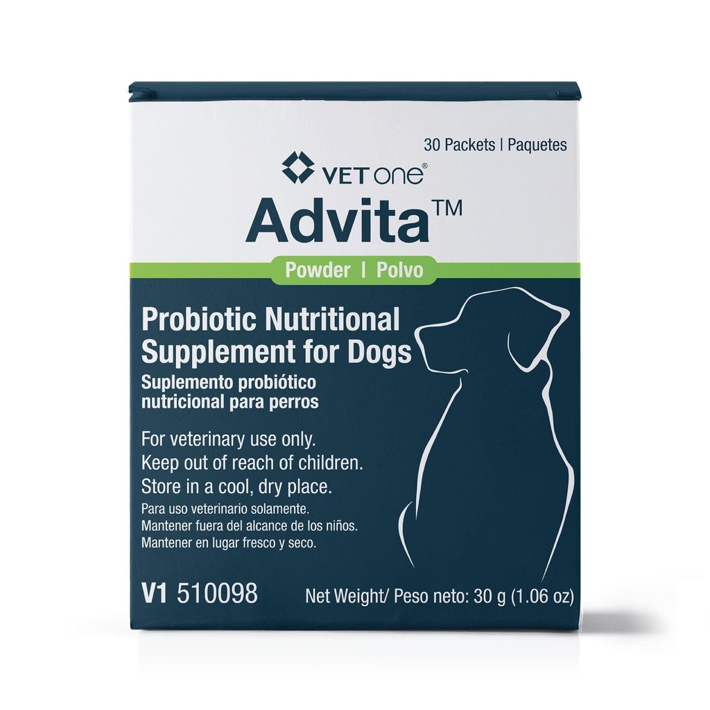VetOne Advita Probiotyczny suplement odżywczy dla psów - 30 opakowań