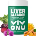 VivoNu Milk Thistle Silymarin & Dandelion Root Liver Health Support, Antioksydant Support, Detox (60 kapsułek / 1 butelka)