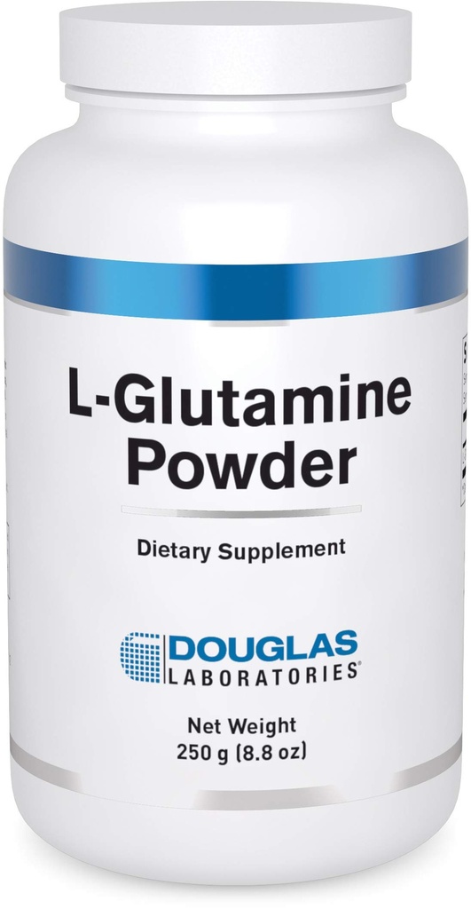 Douglas Laboratories L- Glutamine Powder Building 124; wspomaga strukturę i funkcje przewodu pokarmowego (GI) Tract i układu immunologicznego 124; 250 Grams