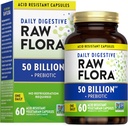 Nature 's Truth Raw Flora Probiotic z prebiotyki 124; 50 Miliard CFU 124; Daily Digestive kapsułki 124; Vegetarian & Gluten suplement dla mężczyzn i kobiet