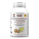 ANDREW LESSMAN Ashwagandha + Theanine 60 kapsułki - standardowy ekstrakt. Promuje Relaks, Focus i Balanced Mood. Małe kapsułki łatwe do połknięcia