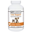 Vet Classics Liver Support Pet Supplement Health for Dogs, Cats - Funkcje wątroby - B- Vitamin, Glutathione, Milk Thistle - Soft Tablets, Chews - 60 Tabletki do żucia