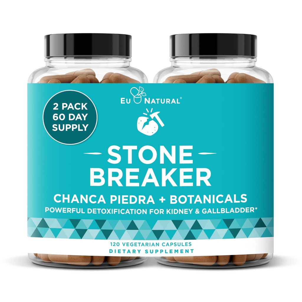 Chanca Piedra Stone Breaker - Naturalny Rozpuszczalnik, Nerki Cleanse & Suplement do pęcherzyka żółciowego - Detoksykować Trakt moczowy, Flush Impunities, Clear System - 120 Vegan miękkie kapsułki