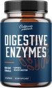 Suplementy enzymatyczne trawienne dla Gut Health - Pancreatin Digestive Enzymes dla trawienia Znieczulenie żołądka i nieszczelny Gut Repair - Czyste enzymy suplement diety Kobiety i mężczyźni