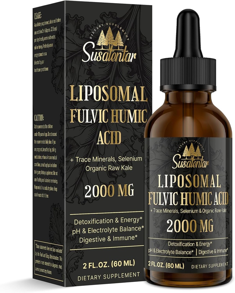 Tracle Minerals Electrolytes Drops 2000 MG < 124; Liposomal Liposomal Fulvic Humic Acid Supplement < 124; 85 + Tracle Minerals < 124; Hydration < 124; Detoksycation < 124; Energy < 124; pH Bilans < 124; Dietetyka > 124; Immunitet > 124; 2 Oz