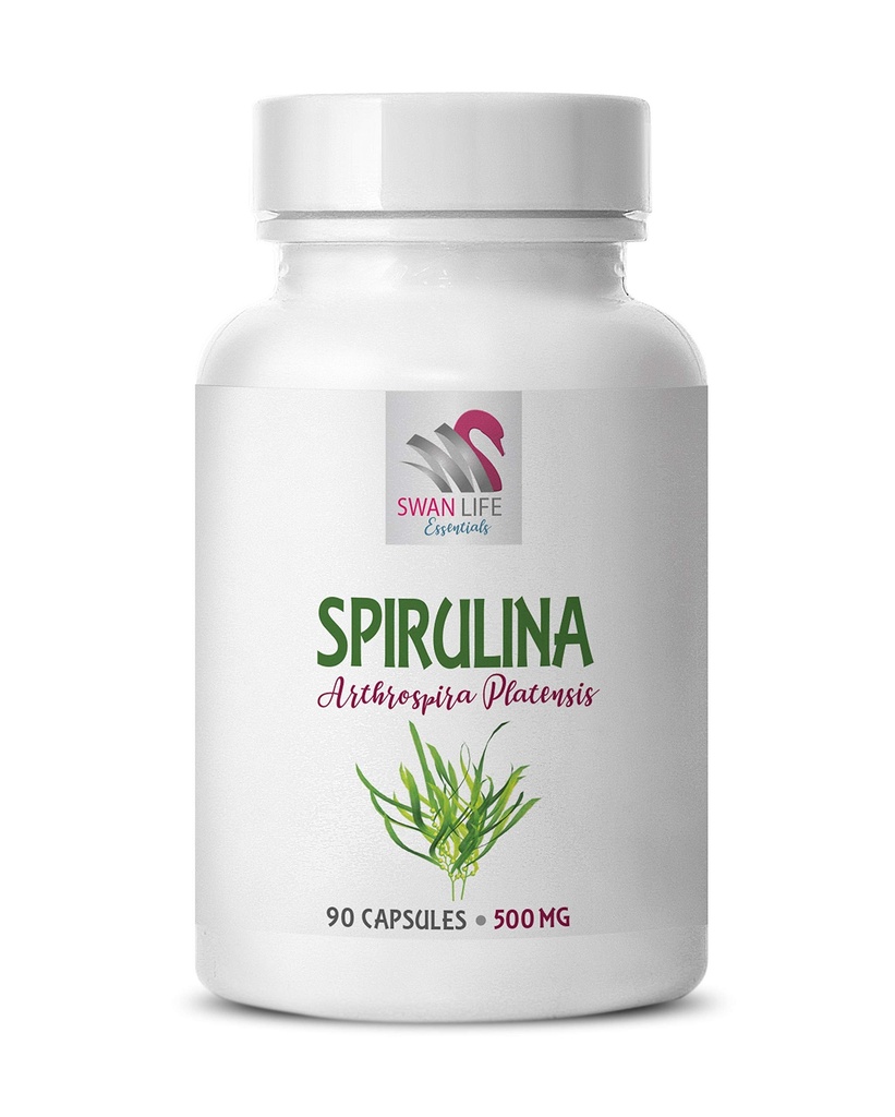 blue spirulina organic - chlorella spirulina tablets organic - SPIRUILINA 500MG - spirulina tablets - spirulina and chlorella powder organic - Spirulina Herbal Supplements - spirulina blue - 1 bottle