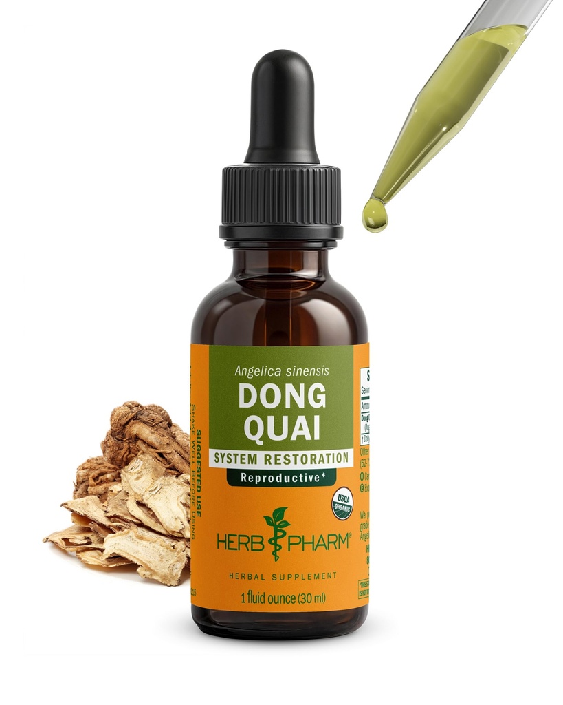 Herb Pharm Dong Quai Liquid Extract for Kobieta Reproductive System Support, 1 Fl Oz