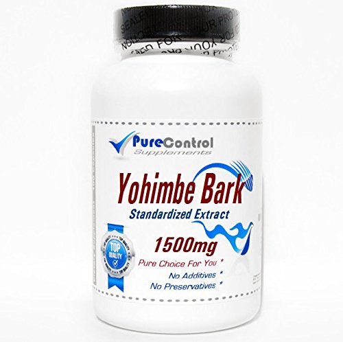 Yohimbe Bark Standaryzowany ekstrakt 1500mg / / 200 kapsułki / / Pure / / by PureControl Supplements