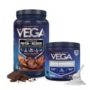 Vega Protein + Recovery Chocolate & Creatine Monohydrate Powder Bundle – 30g Plant Based Protein, 1.8 lbs (19 Servings) & 5g Pure Unflavored Creatine Monohydrate Powder, 17.6 oz (100 Servings)