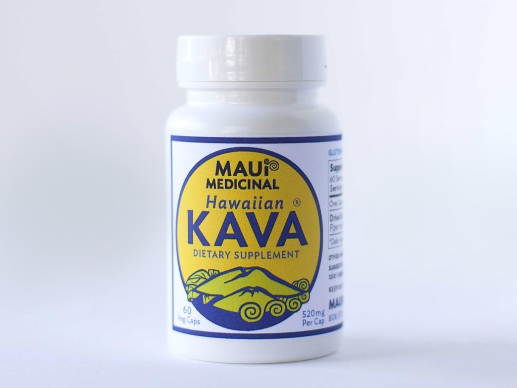 Hawaiian Kava Root 60 Veggie kapsułki 520mg na kapsułki