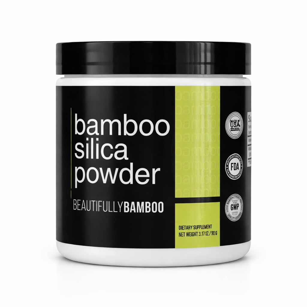 Bamboo Silica Extract Power [Włosy, skóra i paznokcie -150 Służenia] - Beautifully Bamboo