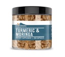 Ziemskie pierwiastki Turmeric & Moringa 200 Kapsułki, Czyste i Nierozcieńczone, Brak dodatków