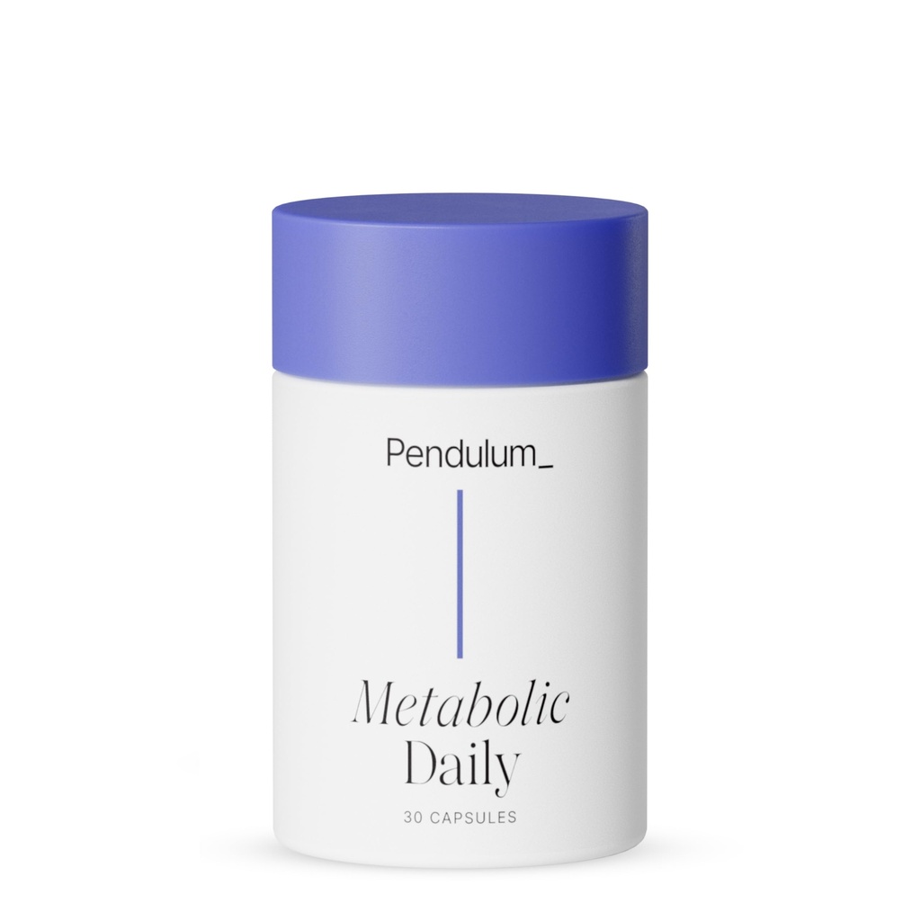 Pendulum Metabolic Daily - Multi- Strein Probiotic with Akkermansia muciniphila to Support Metabolic and Sustain Energy Levels - for Women and Men - 30 kapsułki (1 opakowanie)