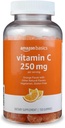 Podstawy Witamina C 250 mg Gummie, Pomarańczowy, 150 Hrabia (2 na Serving), Immune Health (Wcześniej Solimon)