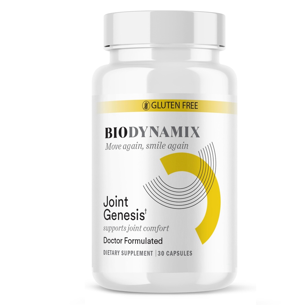 Joint Genesis - Joint Support Supplement - with Mobilee and Boswellia Serrata - for Comfortable, Flexible Joints - 30-Day Supply