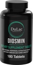 Dulàc - Diosmin Hesperidin 1000mg Suplement diety 180 Tabletki, wzbogacony ekstraktem z kasztanów i Broomem Rzeźników