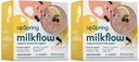 UpSpring Milkflow Immune Supplement Supplement Supplement Drink Mix Fenugreek- Free, Moringa Budapest 124; Elderberry Lemonade Flavor 124; Lactation Supplement to Support Breast Milk Supply