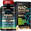 NMN Supplement - NMN w/ Resveratrol, TMG & Lycopene 1000mg - 60 Caps