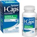 Systane Icaps Witamina i suplement mineralny, Luteina i Zeaksantyna Formuła, 120 Tabletki powlekane