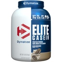 Dymatize Elite Casein Protein Powder, Cookies & Cream, 100% Micellar Casein, 25g Protein, 5,4 g BCAA, 2,3g Leucyna, Slow Absorbing for Overnight Muscle Recovery, 4 lb (53 Servings)