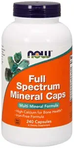 Teraz żywność Full Spectrum Mineral, 240 kapsli (3 Pack)
