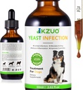 Natural Yeast Infection Treatment for Dogs - Skuteczne leczenie zakażenia ucha psa & ulga alergia, zmniejsza zapalenie płuc, łagodzi swędzenie, zwalcza zakażenia, poprawia Coat & Skóra