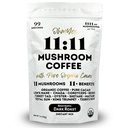 Ohmyes 11 Mushroom Coffee with Cacao - 11 USA Hodowane Grzyby Adaptogenetic for Focus, Clarity & Energy - Lwie 's Mane, Reishi, Chaga + Nootropic Organic Superfood by OhmYes (7oz) - 99 Służenia