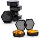 Małe pudełko na pióro, 7 paczek na pióro, przenośny BPA Free Mini Organizator do torebki kieszonkowej, Daily Medicine witaminy pojemnik, olej rybny i suplement przechowywania
