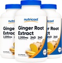 Nutricost Ginger Root Extract 550mg, 240 kapsułki (3 butelki)