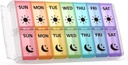 Cotygodniowy Pill Organizator 2 razy w dniu Extra Large 7 dni Easy Napełnij szybko Przenośne Fullicon PM Pill Box do suplementu, vitaminy i medycyny - (Patent Zarejestrowany)