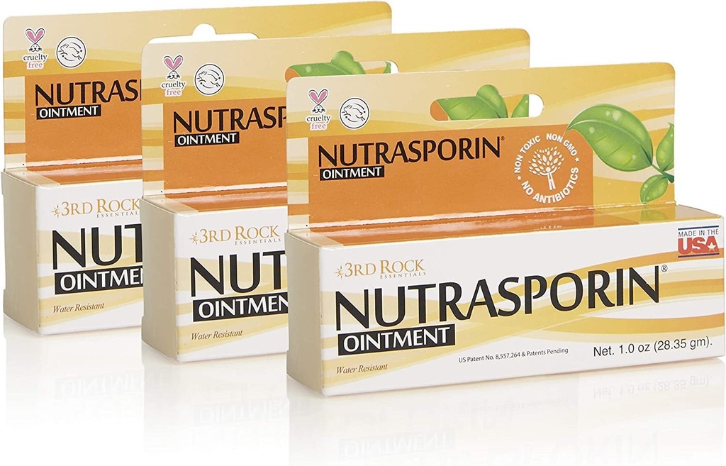 3rd Rock Essentials Budapest 124; Nutrasporyna Ointment Nether124; First Aid Maintment Nether124; (1.0 oz Nether124; 3 Pakiety)