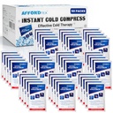 50 Instant Cold Pack, Large Size 7.5 x 4.5 Inches,Value Pack,Ready to use Ice Packs for Injury & Pain Relief (50 per Pk)