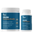 Dr Tobias Colon 14 Day Cleanse and Colon Coverday Health, Advanced Gut Cleanse Detox & Daily Digestive Support with Psyllium Husk Fiber Powder, Digestive Wellness Bundle, Non-GMO