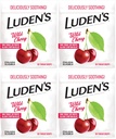 Ludens Sore Throat Relief Lozenges for Minor Everyday Irritation & Dry Mouth, Wild Cherry Flavored Drops, 90 Count (Pack of 4)