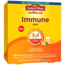 Nature Made Wellblends ImmuneMAX Fizzy Drink Mix, Witamina C 1500mg, Cynk 15 mg, Witamina D3 1000 j. m. (25 μg), plus Witaminy B i Mieszanka do nawadniania elektrolitów, 30 Pakiety z klejem