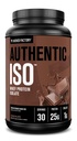 Jacked Factory Autentic ISO Grass Fed Serwatka Isolate Protein Powder - Niskie węglowodany, Non-GMO Muscle Building Protein w / No Fillers, Post Workout Recovery, Czekolada