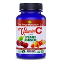 Przemieszczanie żywności CO. 100% Plant- Based Witamina C 60 Kapsułki 125mg - Dorośli System immunologiczny Antyoksydant Supplement Dietetyczny - Całość żywności Vegan Suplementy z organicznych nieGMO Gluten- Free owoców