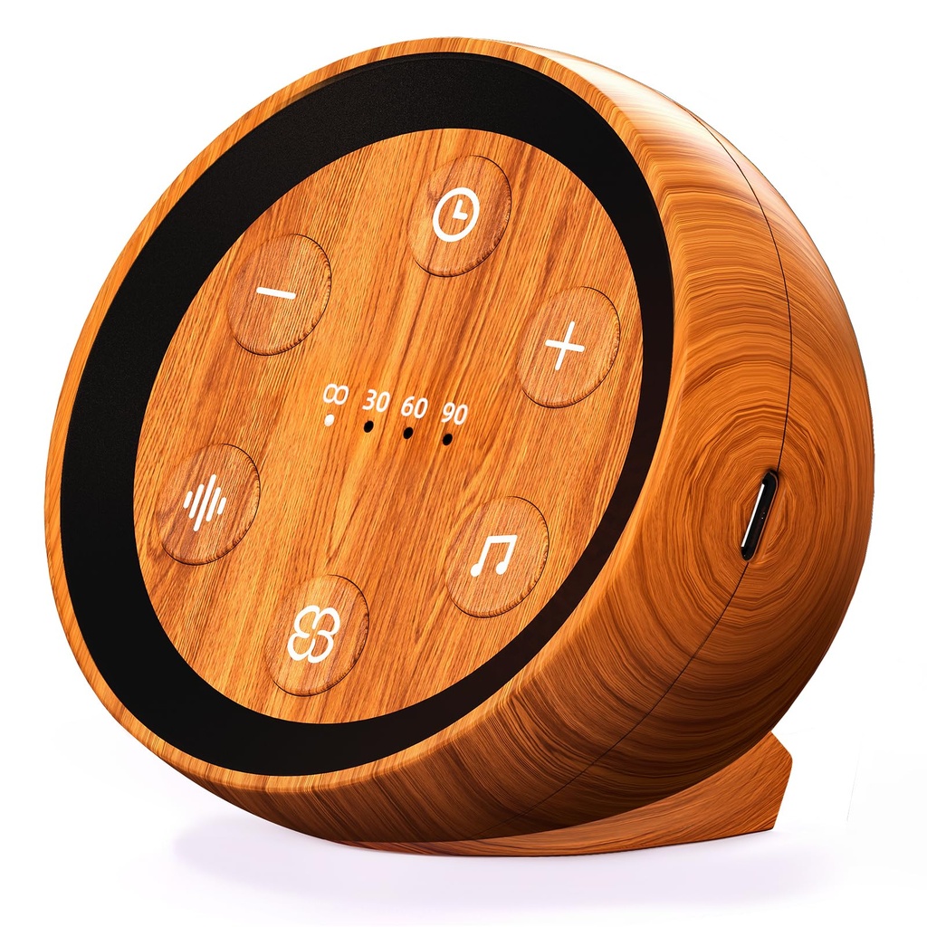 Portable Sound Machine White Noise Machine for Baby Kids Adults Sleeping with 32 Soothing Sounds 32 Volume Levels Brown Noise Machine with 4 Timer Memory Funtion for Travel Office Privacy