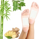 Lympatical Drauge Ginger Foot Pads 50 Pads - Ginger Oil Foot Patches Deep Cleansing Sleep Aids Relieve Stress and Fatigue Poprawić jakość snu